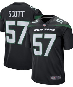Bart Scott New York Jets Retired Player Jersey - Black Nfl - Robokeg