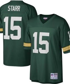 Bart Starr Green Bay Packers Mitchell And Ness 1996 Legacy Replica Jersey Green Nfl - Robokeg