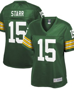 Bart Starr Green Bay Packers Nfl Pro Line Womens Retired Player Jersey - Green - Robokeg