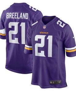 Bashaud Breeland Minnesota Vikings Game Jersey - Purple Nfl - Robokeg