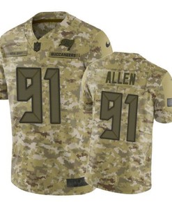 Beau Allen Jersey Nfl Camo Tampa Bay Buccaneers - Robokeg