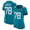 Ben Bartch Jacksonville Jaguars Womens Game Jersey - Teal Nfl - Robokeg