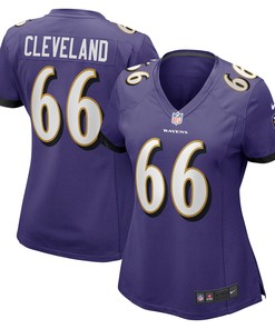 Ben Cleveland Baltimore Ravens Womens Game Jersey - Purple Nfl - Robokeg