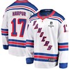 Ben Harpur 17 New York Rangers Stanley Cup 2023 Playoffs Patch Away Breakaway Men Jersey - White - Robokeg