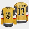 Ben Hutton 17 Vegas Golden Knights Gold Jersey 2023 Home - Robokeg