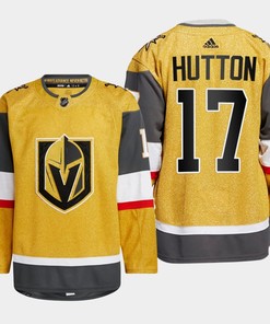 Ben Hutton 17 Vegas Golden Knights Gold Jersey 2023 Home - Robokeg