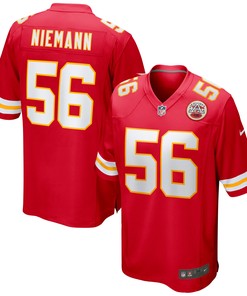 Ben Niemann Kansas City Chiefs Game Jersey - Red Nfl - Robokeg
