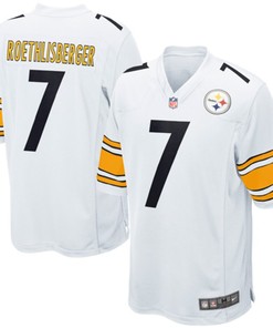Ben Roethlisberger Pittsburgh Steelers Nike Youth Game Jersey - White - Robokeg