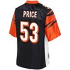 Billy Price Cincinnati Bengals Nfl Pro Line Player Jersey - Black - Robokeg