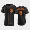 Black San Francisco Giants 5 Mike Yastrzemski Alternate Jersey - Robokeg