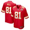 Blake Bell Kansas City Chiefs Game Player Jersey - Red Nfl - Robokeg