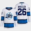 Blake Wheeler 26 Reverse Retro 2.0 2022 Winnipeg Jets White Jersey Primegreen - Robokeg