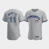 Bo Bichette 11 Toronto Blue Jays Gray Road Jersey - Robokeg