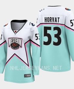 Bo Horvat 53 Vancouver Canucks Bo Horvat 2023 All-Star Game Jersey White Equipment - Robokeg