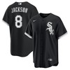 Bo Jackson Chicago White Sox Alternate Cooperstown Collection Replica Player Jersey - Black Mlb Ver 1 - Robokeg