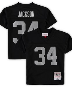 Bo Jackson Las Vegas Raiders Mitchell & Ness Preschool 1988 Retired Player Legacy Jersey - Black Nfl - Robokeg
