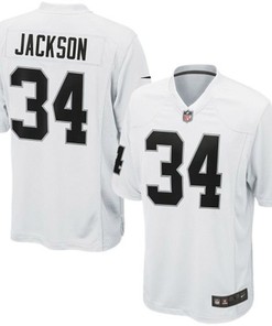 Bo Jackson Las Vegas Raiders Nike Retired Player Game Jersey - White - Robokeg