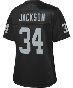 Bo Jackson Oakland Raiders Nfl Pro Line Womens Retired Player Jersey - Black - Robokeg