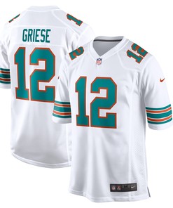 Bob Griese Miami Dolphins Retired Player Jersey - White Nfl - Robokeg