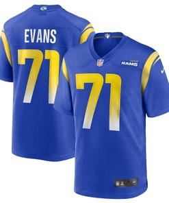 Bobby Evans Los Angeles Rams Game Jersey - Royal Nfl - Robokeg