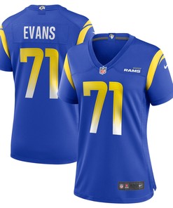 Bobby Evans Los Angeles Rams Womens Game Jersey - Royal Nfl - Robokeg