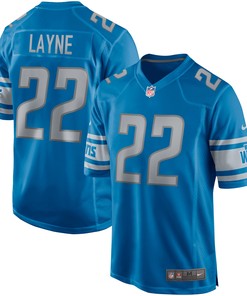 Bobby Layne Detroit Lions Game Retired Player Jersey - Blue Nfl - Robokeg