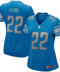 Bobby Layne Detroit Lions Womens Game Retired Player Jersey - Blue Nfl - Robokeg