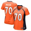 Bobby Massie Denver Broncos Womens Game Jersey - Orange Nfl - Robokeg