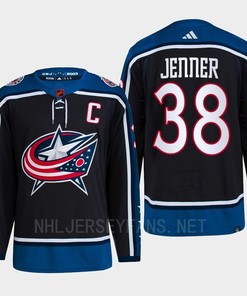 Boone Jenner 38 Reverse Retro 2.0 2022 Columbus Blue Jackets Navy Jersey Primegreen - Robokeg