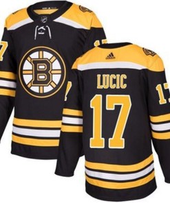 Boston Bruins #17 Milan Lucic Black Stitched Jersey - Robokeg