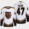 Boston Bruins 2022 Reverse Retro 2.0 Matt Filipe 47 White Primegreen Jersey Men's - Robokeg