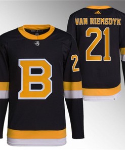 Boston Bruins #21 James Van Riemsdyk Black Home Breakaway Stitched Jersey - Robokeg