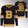 Boston Bruins #38 Patrick Brown Black Home Breakaway Stitched Jersey - Robokeg