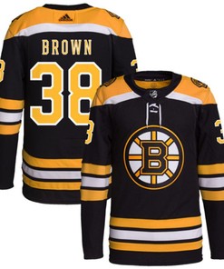 Boston Bruins #38 Patrick Brown Black Stitched Jersey - Robokeg