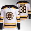 Boston Bruins #38 Patrick Brown White Stitched Jersey - Robokeg