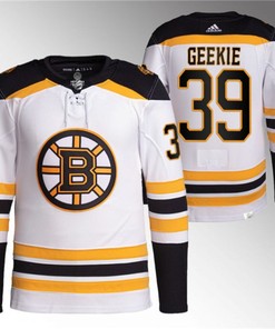 Boston Bruins #39 Morgan Geekie White Stitched Jersey - Robokeg