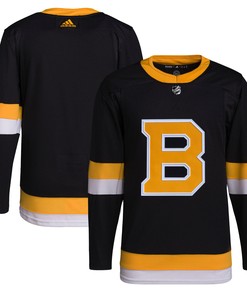 Boston Bruins Adidas Alternate Primegreen Authentic Pro Jersey - Black Nhl - Robokeg