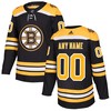 Boston Bruins Adidas Authentic Custom Jersey - Black Custom Jerseys Nhl - Robokeg