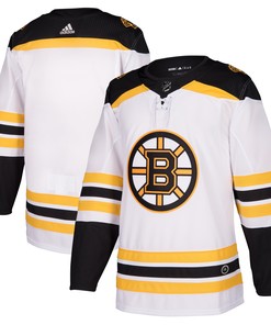 Boston Bruins Adidas Away Authentic Blank Jersey White Nhl - Robokeg