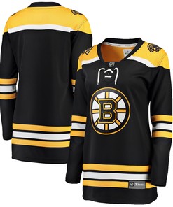 Boston Bruins Fanatics Branded Womens Breakaway Home Jersey Black Nhl - Robokeg