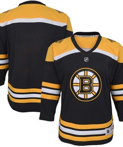 Boston Bruins Home Replica Blank Jersey - Black Nhl - Robokeg
