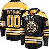 Boston Bruins Stanley Cup 2023 Playoffs Patch Home Breakaway Custom Men Jersey - Black - Robokeg