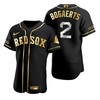 Boston Red Sox #2 Xander Bogaerts Mlb Golden Brandedition Black Jersey Gift For Red Sox Fans - Robokeg