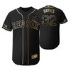 Boston Red Sox #32 Matt Barnes Mlb 2019 Golden Brandedition Black Jersey Gift For Red Sox Fans - Robokeg