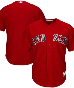 Boston Red Sox Big And Tall Replica Team Jersey Red Mlb - Robokeg