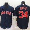 Boston Red Sox David Ortiz #34 2020 Mlb Dark Blue Jersey - Robokeg