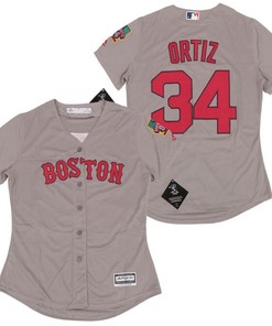 Boston Red Sox David Ortiz #34 2020 Mlb Grey Jersey - Robokeg