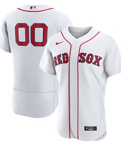 Boston Red Sox Home Authentic Custom Jersey - White Custom Jerseys Mlb - Robokeg