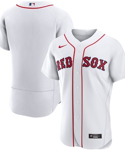 Boston Red Sox Home Authentic Team Jersey - White Mlb - Robokeg