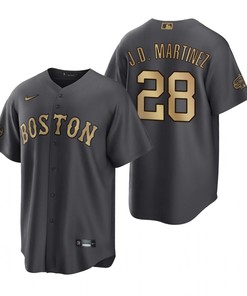 Boston Red Sox J.D. Martinez Charcoal 2022-23 All-Star Game Jersey - Robokeg
